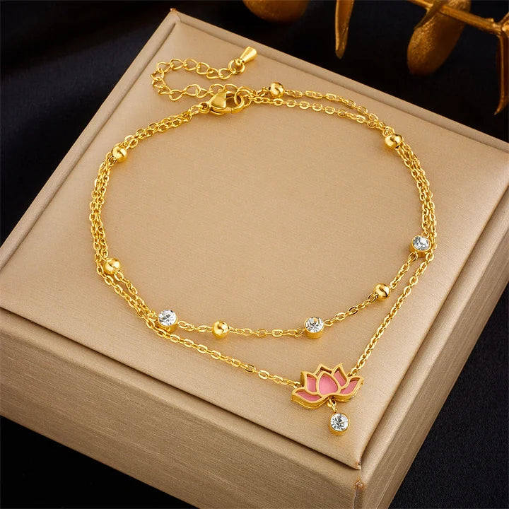 Double Chain Anklet