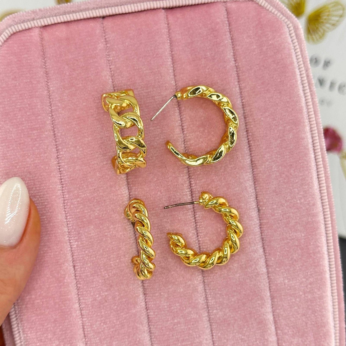 Gold Chain Earrings