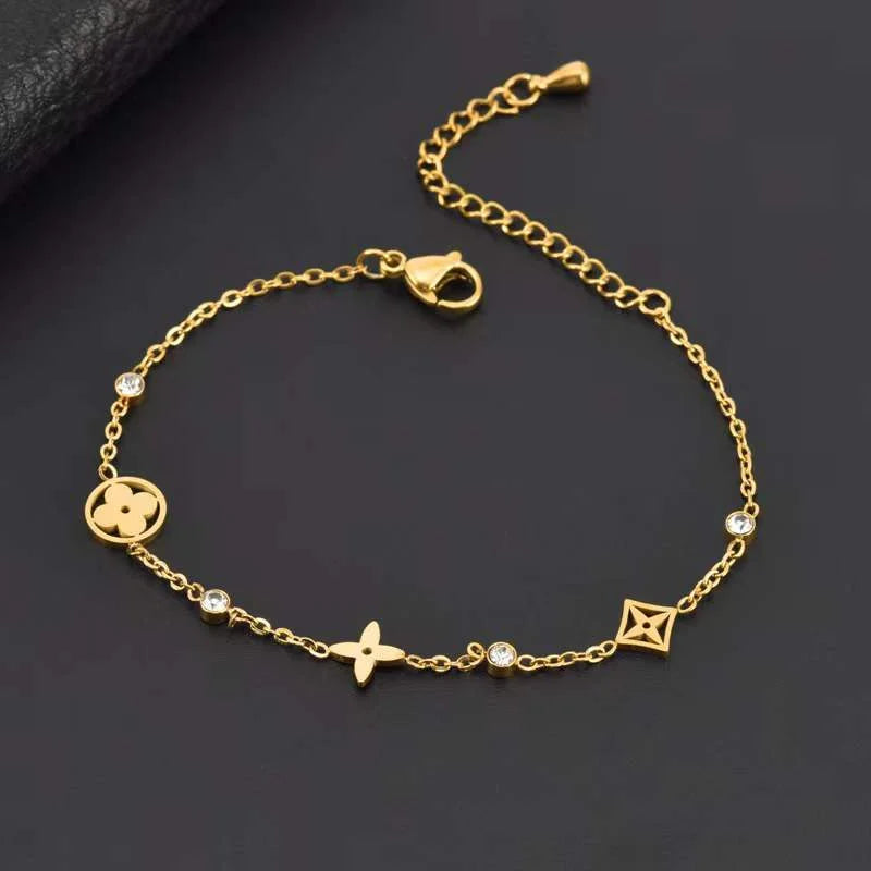 Dainty "LV" Bracelet