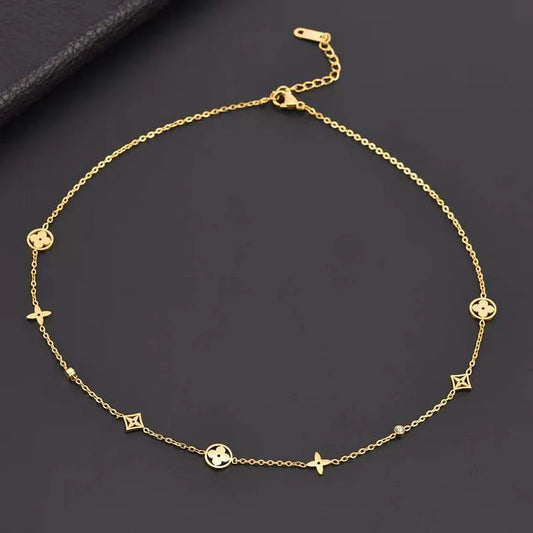 Dainty "LV" Necklace