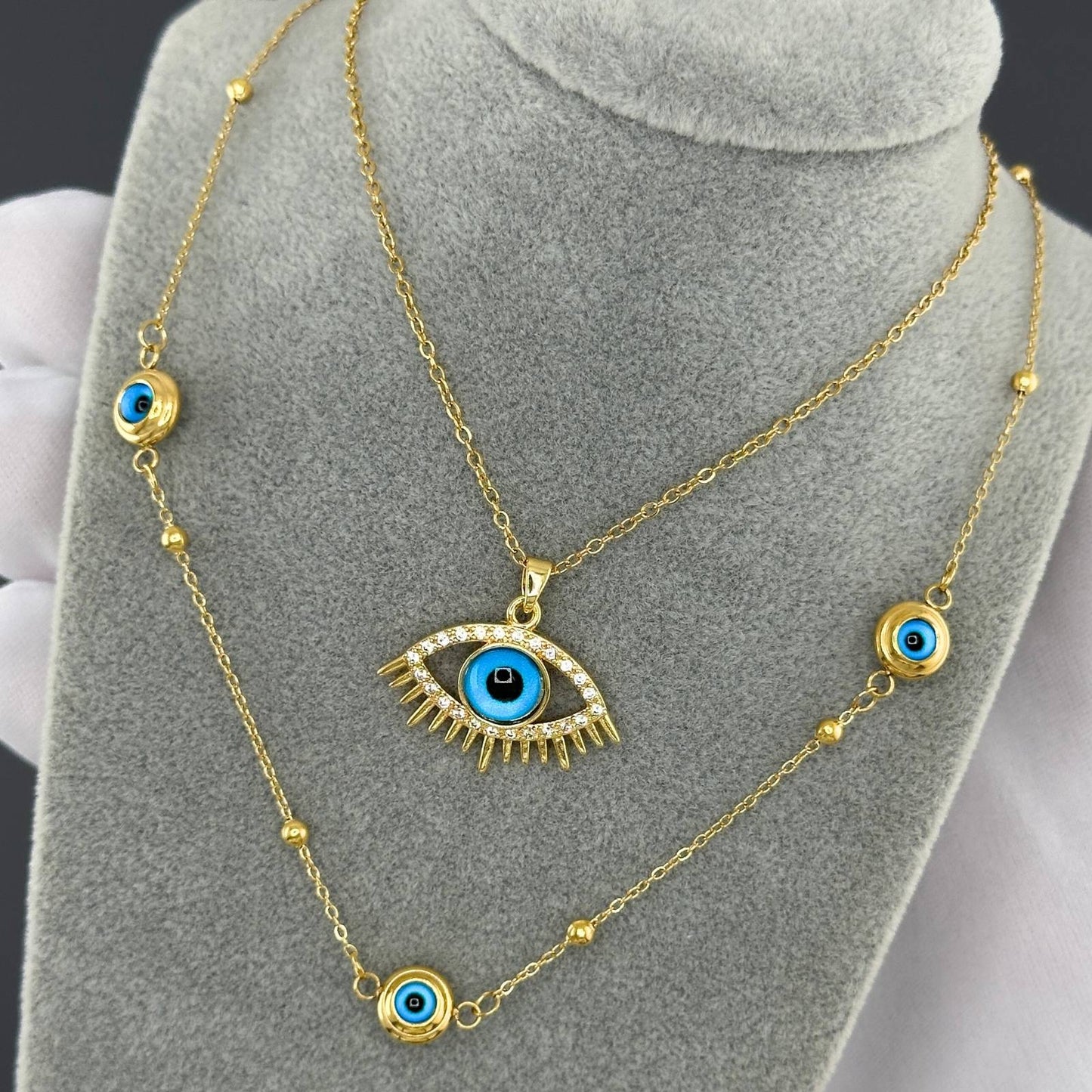 Dainty Evil eye Necklace