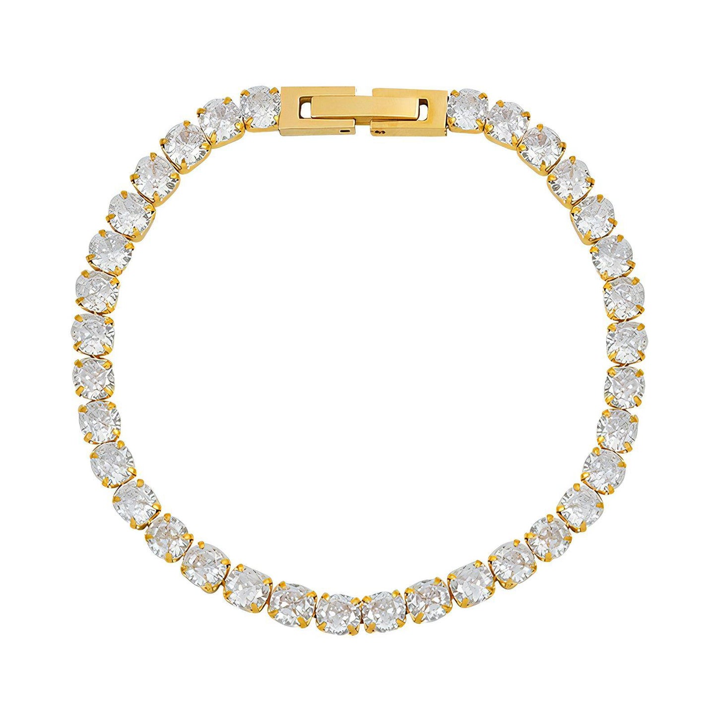 18K GOLD PLATED "TENNIS" BRACELET