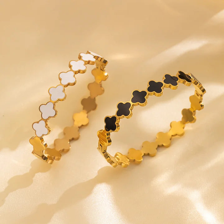 White Clover Bangle
