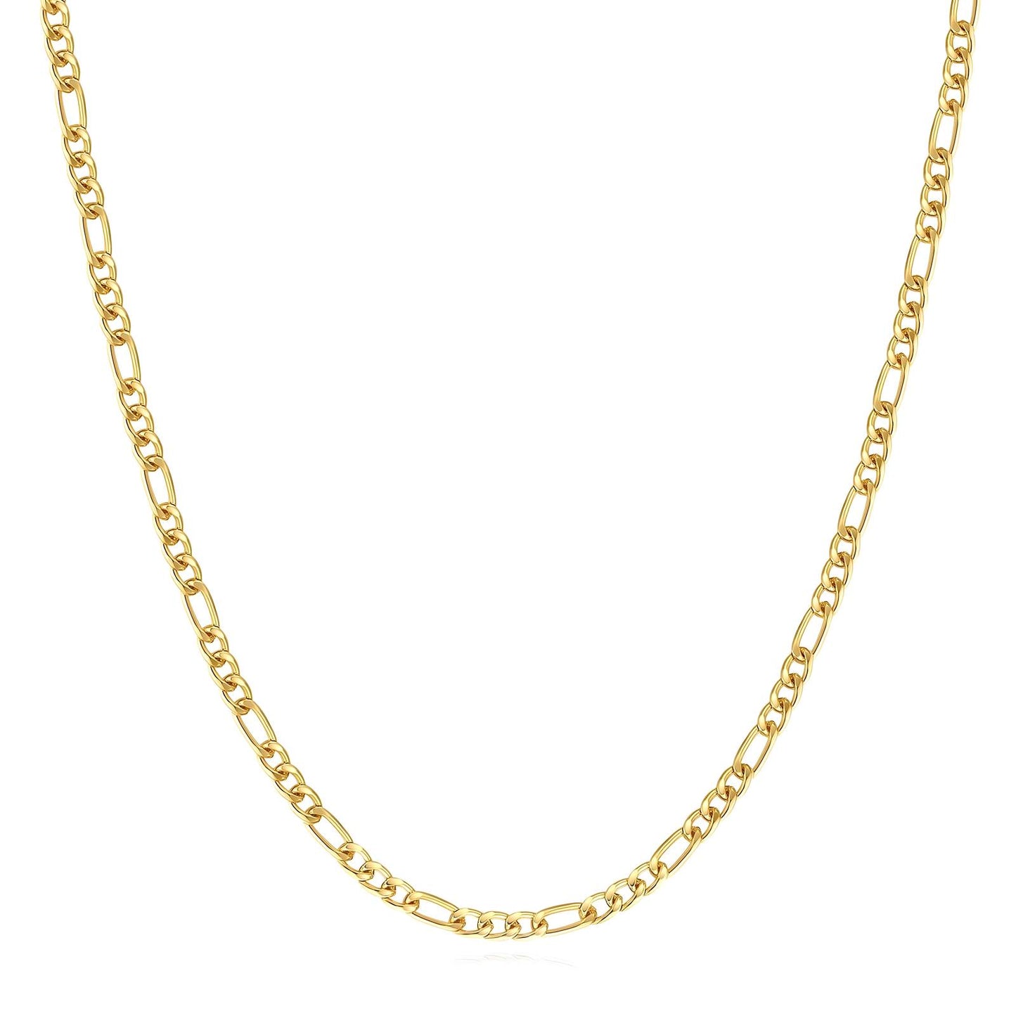 18K Gold Plated Necklace Chain Set