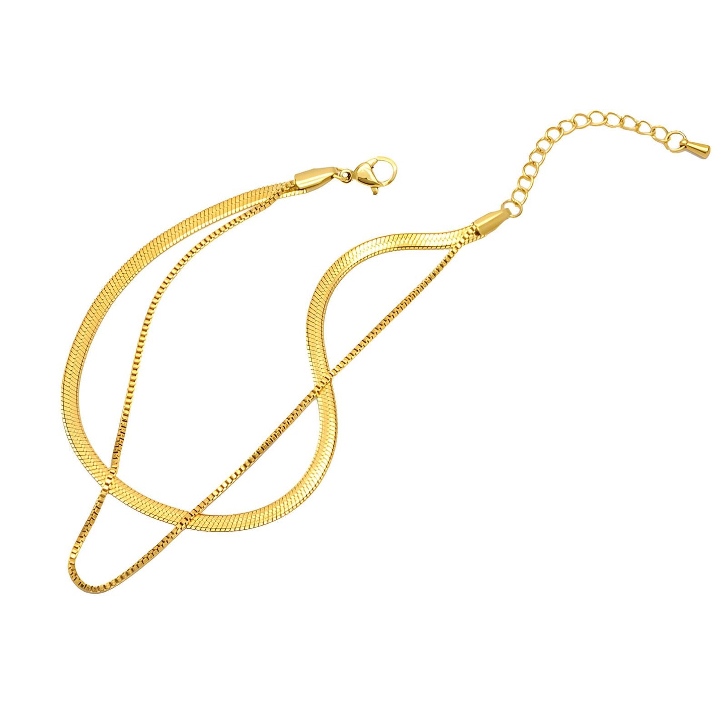 18K GOLD PLATED ANKLET