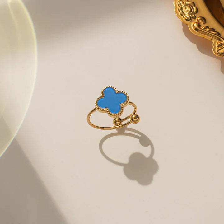 Blue "Van Cleef" Ring