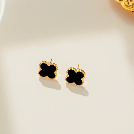 Black "Van Cleef" Earrings