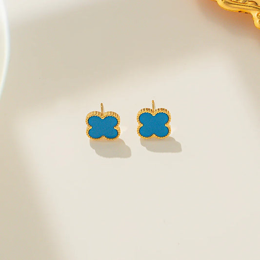 Blue "Van Cleef" Earrings