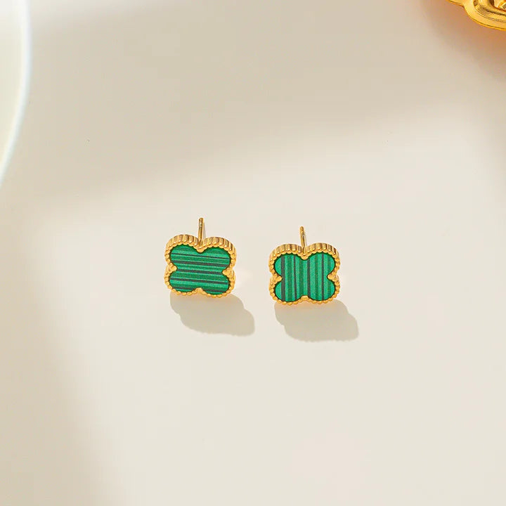 Green "Van Cleef" Earrings