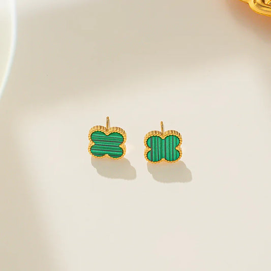 Green "Van Cleef" Earrings