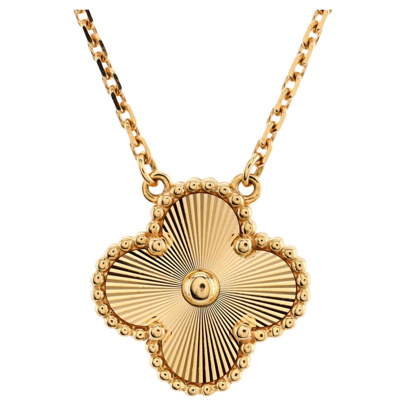 1 Van Cleef Gold Necklace